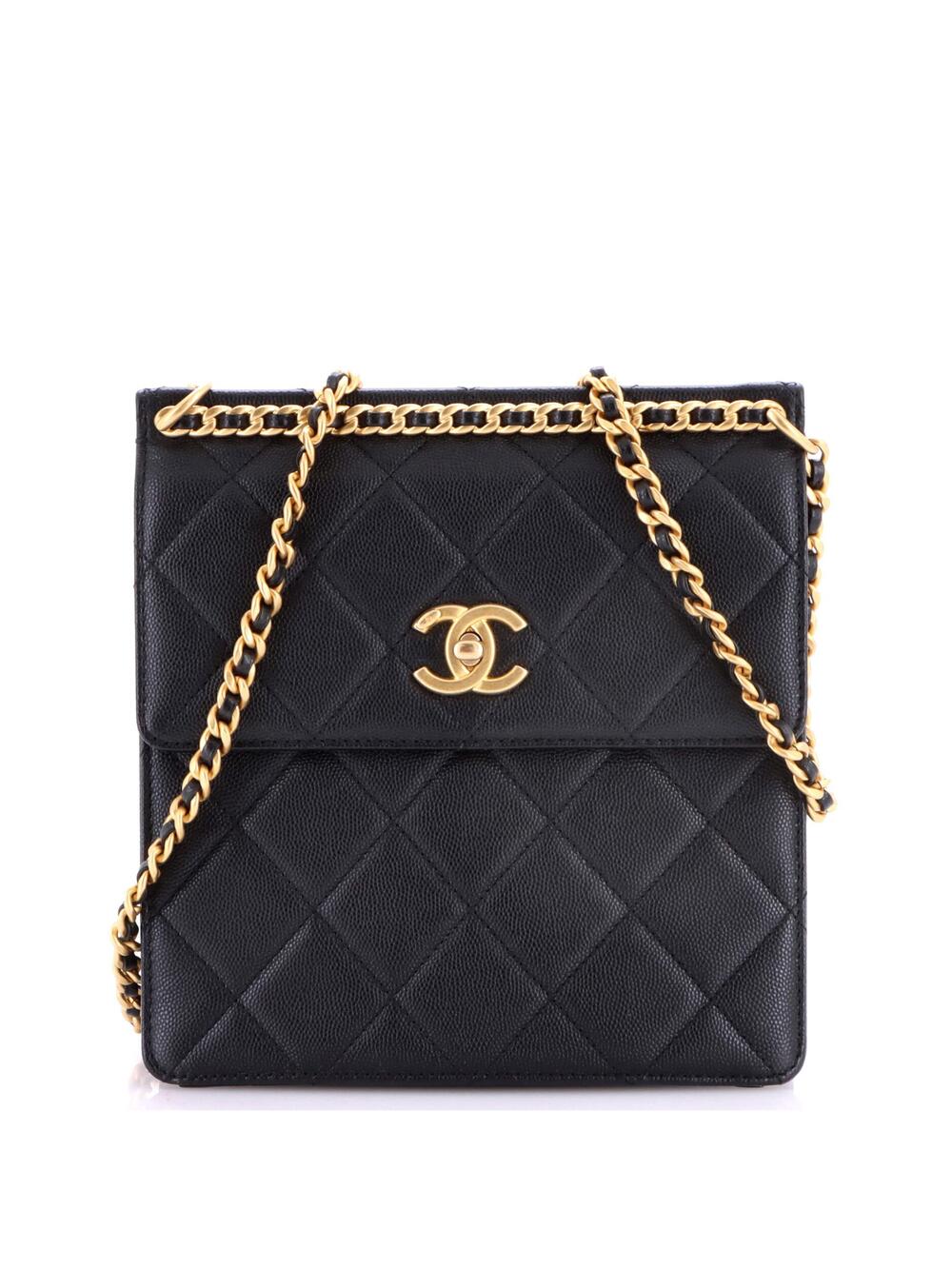 Chanel Top Chain Cc Square Backpack #371282C49B